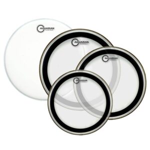 Kit de Peles Aquarian Performance II Clear – 10" / 12" / 16" (Value Pack)