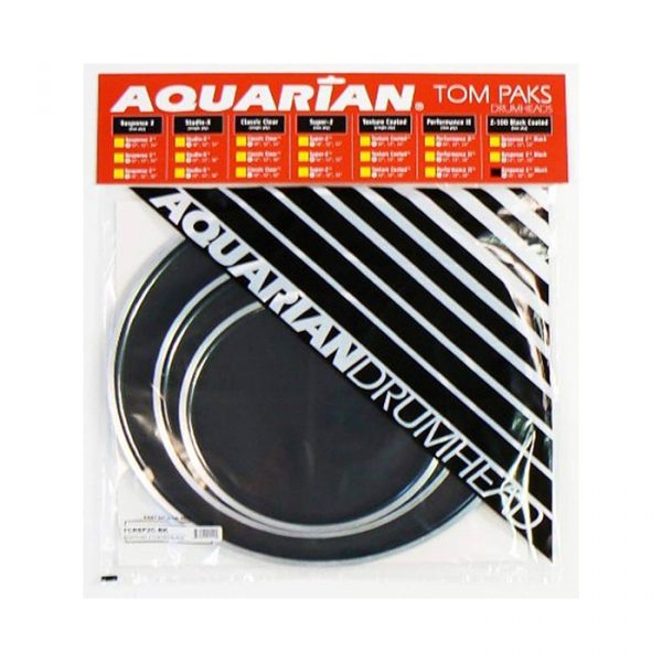 Kit de Peles Aquarian Response 2 Porosa Black – 10" / 12" / 16" - Imagem 2